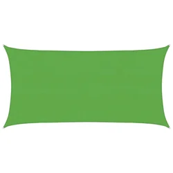 Jedrilica za sunčevu sjenu Svijetlo zelena 2 x 6 m HDPE