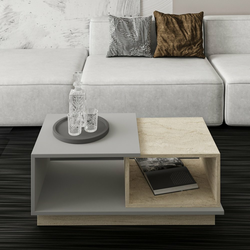 HANAH HOME Sto za dnevnu sobu Consept Travertine Grey
