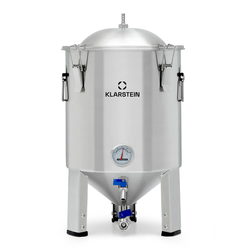 Klarstein Posoda za fermentacijo, Gärkeller Pro, 15 litrov, ventil za izpust kvasovk, nerjaveče jeklo 304 (FP3-GärkellerPro15L)