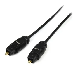 StarTech.com THINTOS15 avdio kabel 4,6 m TOSLINK črn