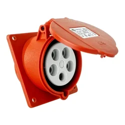 shumee Kotna CEE vtičnica 400V 32A/5P 83x90 mm VDE TP Electric