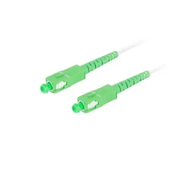 Lanberg SM SC/APC-SC/APC SIMPLEX 3,0 mm G657B3 20 m bel optični patch kabel