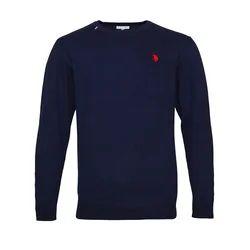 U.S. POLO ASSN. Pulover temno modra/rdeča