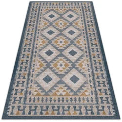 Decormat Vinilna preproga Retro dizajn 150x225 cm