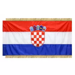 Zastava Republike Hrvatske 300 x 150 cm, s resicama, svečana