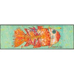 wash+dry KUHINJSKI TEKAČ Funky Fish 60/180 cm potiskano večbarvno