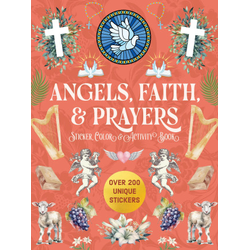 Angels, Faith & Prayers Sticker, Color & Activity Book