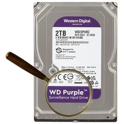 HDD 3.5 * 2TB WD23PURZ WD Purple 24/7 5400RPM 64MB SATA3