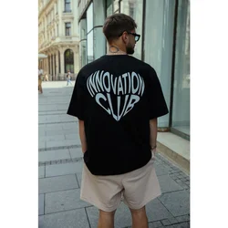 Innovation X Muška Standard Fit Majica - Crna Innovation Club