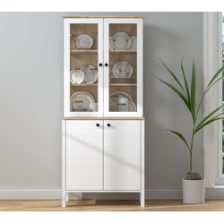 Hanah Home Polica za knjige FRN-20070, 83x194x47 cm, Bela