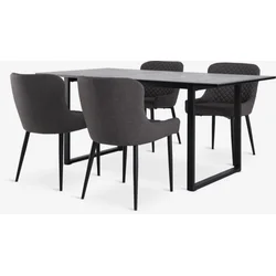 MOSELUND D180 sto keramika + 4 PEBRINGE siva/crna