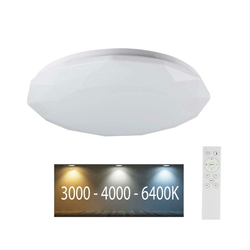 LED prigušiva plafonska svetiljka LED/40W/230V 3000K/4000K/6500K + daljinski upravljač