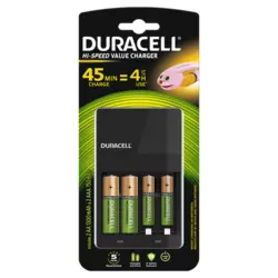 Duracell CEF14 PUNJAC + punjive baterije 2xAA NiMH 1300mAH+ 2xAAA 750mAh( Hi speed 4h, auto-OFF)