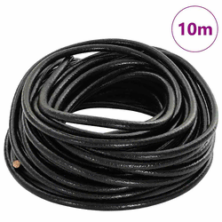Kožni konop Crna O5 mm x 10 m Koža