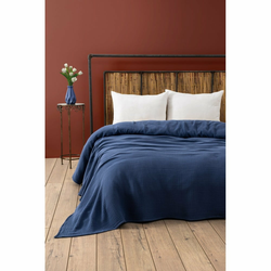 Lessentiel Maison Prekrivač za francuski 170x250cm ležaj Teget