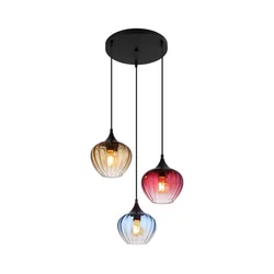 Globo 15748-3HR - Luster na sajli SANDER 3xE27/60W/230V