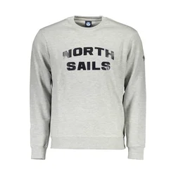 NORTH SAILS MEN'S ZIP-UP SWEATSHIRT GREY