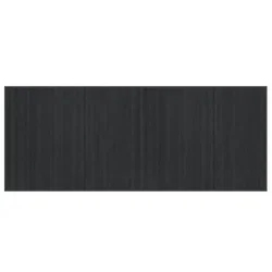 Tepih pravokutni sivi 80 x 200 cm od bambusa