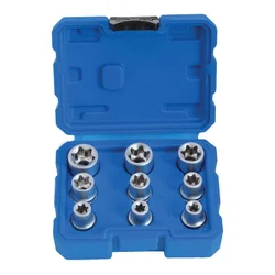 Komplet nasadnih ključev notranji Torx 9 kosov 1/2 Satra 12652
