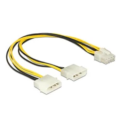 NEDIS Adapter za napajanje 8-PIN na Molex kabl za maticnu plocu i CPU, 15cm (CCGP74400VA015)