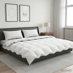 Poplun FULDA 220 x 240 cm 4 godišnja doba 210 GSM Bijela