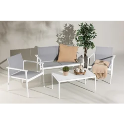 Venture Design Sofa set miza 45x60x90 cm bela
