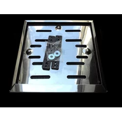 Okvir registrske tablice za motor Premium, inox, 180x180 mm