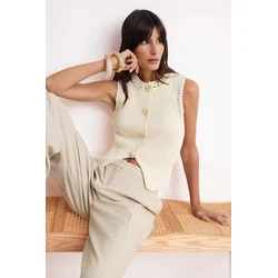 Trendyol Milla Ženska bluza, Bež