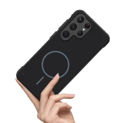 Amumu Maska za mobilni telefon Samsung S23 Ultra, Crna