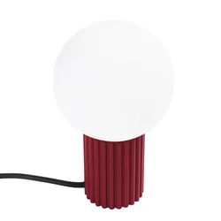 Sollux SL.1751 - Stona lampa HALO 1xG9/8W/230V prečnik 12 cm crvena