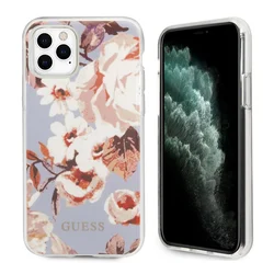 Maska Guess Faceplate Bloom za iPhone 11 Pro lila