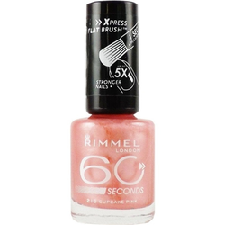 RIMMEL-60 Seconds- Lak za nohte-215 Cupcake Pink, 8ml