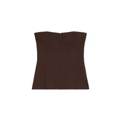 Bershka Top čokolada