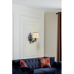 Opviq Zidna lampa Claire Coral, 15x10x13cm, IP20, Bež-crna