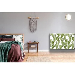 tulup.si Pokrov za radiator PVC Boho kaktus 90x60 cm