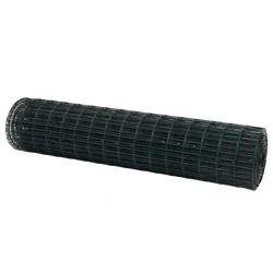 Euro ograda Zelena 1,2 x 10 m Željezo prekriveno PVC-om