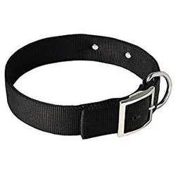 Ogrlica za pse najlon 16*350 crna