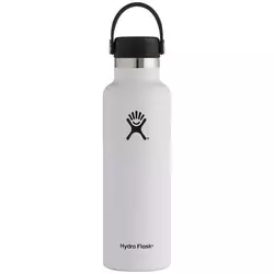 Hydro Flask 21 Oz Standard Mouth With Standard Flex white