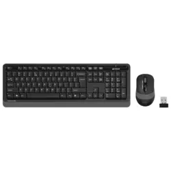 A4 TECH Bežična tastatura i miš FSTYLER FG1010 (Crna)