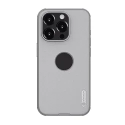 Maska za telefon Nillkin Super Frosted Shield Pro za iPhone 16 Pro Max (sa logom), Siva