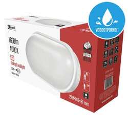 Led Panel Zidni Ovalni 27X14.5X8.1Cm Ip65 20W Nw Zm3020-?xt