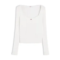 Tommy Jeans Pulover bela