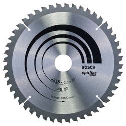 BOSCH List kružne testere Optiline Wood 216 x 30 x 2.0 mm. 48