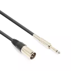 Mikrofonski kabel 6,3mm na XLR Muski JWD-AU20 0,2m-0,5m