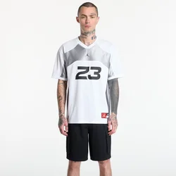 Dres Jordan Flight Mens Jersey Top White/ Lt Smoke Grey/ Black S