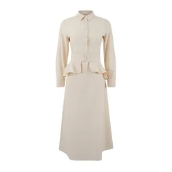 Trendyol Modest Ženska haljina Tctss26Eb00006, Krem