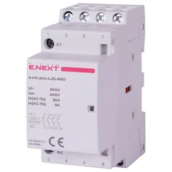 NEX Modularni kontaktor PRO 4P 25A 4NO 230V AC p005205