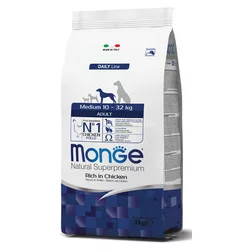 Monge Hrana za pse srednjih rasa Daily Medium Adult, Piletina - 3 kg