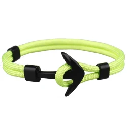 Narukvica Rope Anchor - Svijetlo Zelena KP33441