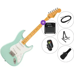 Fender Squier Classic Vibe 50s Stratocaster HT MN SET 2 Surf Green Električna kitara